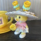 Vintage Tea Bunnies Teacup Bunny Buttercup Honey Ballet Recital Figure Play Set
