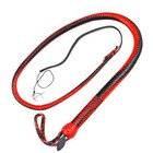 Indiana Jones Bullwhip Genuine Leather Red   Black 4feet Long 12 Plait Bull Whip