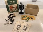 Singer Mini Vintage Toy Sewing Machine Model 20 Complete Nice