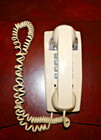 Retro Corded Landline Wall Phone With Flashing Ringer Telephone Wall Mounted Exc