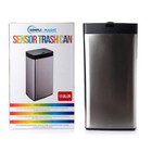 13 Gal  Stainless Steel Rectangle Sensor Trash Can