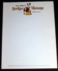 Walt Disney Studio 1970 Letterhead Stationery Vintage Lot Of 4 Wdp History Vault