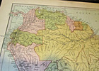 1873 Bartholomew South America Map Brazil Argentina Peru Antique Color Original