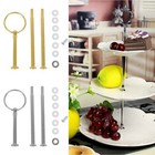 3 Tier Cake Cupcake Plate Stand Fitting Handle Rod For Home Wedding Party Diy
