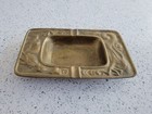 Dragon Cigarette Cigar Ashtray Solid Brass Mid Century Asian Vintage Heavy