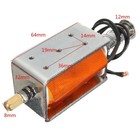 Dc 12v Small Electromagnetic Electric Magnet 35mm Long-stroke Push-pull Solenoid