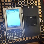 Vintage Hp Ipaq H4355 Pocket Pc     Windows Mobile 2003     Tested      W pen   Case