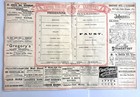 1895 Two Alhambra   Empire Theatre Programmes Music Hall Ballet Wrestling