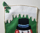 Bucilla Winter Pals 32223 Snowman   Kids Christmas Stocking Finished