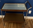 Salton Hotable Hotray Mayfair Two Tier Heated Serving Cart H-158s Vintage 1960 s