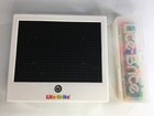 Lite-brite Toy W  Brilliant Colored Pegs Magic Screen Art Guide  storage Tray