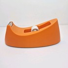 Vtg 3m Scotch Tape Dispenser Model C-15 Orange Weighted Vintage Office Decor
