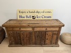 Vintage Blue Bell Ice Cream Sign
