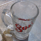Sol Cerveza 6    Clear Glass Beer Mug Barware