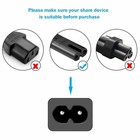 Ac Power Cord 2 Prong Power Cord 5ft Standard 2-slot Replacement Ps5 4 3 2 Us
