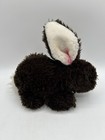 Dakin Pillow Pets Dark Brown Rabbit Plush Pink In Ears Stuffed Animal Vtg 1981