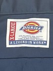 Dickies Work Shirt Mens Xl Navy Blue Short Sleeve Made In Usa Utility Pockets