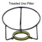 Eggshell Silk 10 Inch Bell Lampshade With Uno Fitter