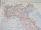 1887 Original Antique Map Of Italy   Sicily