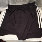 Adidas Primeblue Men s Size L Regular Black white 3-stripes Gym   Soccer Shorts
