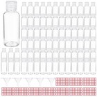 204 Pcs 2 Oz Clear Plastic Travel Bottles With Flip Cap - Empty Liquid Dispenser