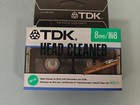 Tdk 8mm Hi8 Head Cleaner New Sealed 8cl-11