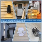 Swess 2 Pack Vinyl Siding Mounting Blocks 1 2 Inch   4 Inch Siding Black