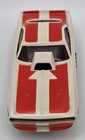 Aurora Afx Plymouth Cuda Funny Car White red Ho Slot Car Early Rivet Chassis