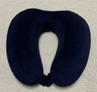 Memory Foam U Shaped Travel Sleep Pillow Neck Support Head Back Cushion Blue