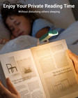 Amber Book Light  Rechargeable Book Light For Reading In Bed  Clip On Book Light