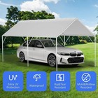 10  X 20  Portable Heavy Duty Canopy Garage Tent Car Carport Shelter Only Cover
