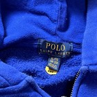 Polo By Ralph Lauren Blue Boys Xl Full Zip Hoodie Sweatshirt Jacket
