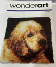 Nob Wonderart Latch Hook Rug Kit Dog Puppy Love Yarn Needle Crafts 12 X 12