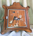 Antique Tri-fold Vanity Mirror Lady s Maid To Queen Victoria Hy  res France C1890