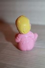 Fisher-price Loving Family Dollhouse Sitting Baby Doll Figure In Pink Pajamas