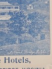 Natural Bridge Hotels   Natural Bridge  Virginia Brochure