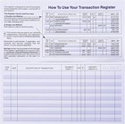 24 Pcs Check Registers For Personal Checkbook  Easy To Read Checkbook Register