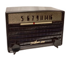 Vintage 1950 s Silvertone Model 2003 Tabletop Tube Radio - Working - Refurbed