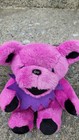 Vintage Jointed Grateful Dead Fushia Pink Plush Bear W  Tag 1990 Liquid Blue