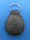 Vintage Harley-davidson Genuine Grain Leather Keyring Key Fob Keychain Old Stock