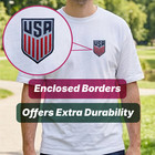 Usa Soccer Patch United States National Team Embroidered Iron On Sew On 3  Logo