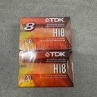 Lot Of 6 Tdk Hi8 120min Superior Grade Camcorder Video Cassette Tapes New Sealed