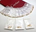 New  Auth Curved Rectangle Cartier Screws Full Sets - Gold