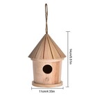 Diy Outdoor Wooden Bird Feeding Build House Hanging Feeder Birdhouse Protector