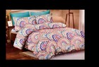 Diya Egyptian Comfort 1800 Thread Ct 6pc Queen Printed Bed Sheet Set silkysmooth