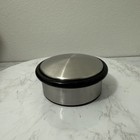 3 Pack Stainless Steel Door Stopper Heavy Duty Rubber Bottom Non Slip Wedge
