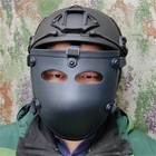 Ballistic Iiia Bullet Proof Helmet Uhmw-pe Bulletproof Face Guard Shield Mask
