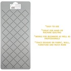 Hand Quilting Stencil Diamond Grid Background 2  Quilters Plastic Quilt Template