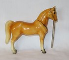 Vintage Breyer Western Pony Glossy Palomino With Reins - Nice
