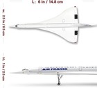 1 400 Air France Concorde  Airplane Model Toy Alloy Diecast 1976-2003 Collection